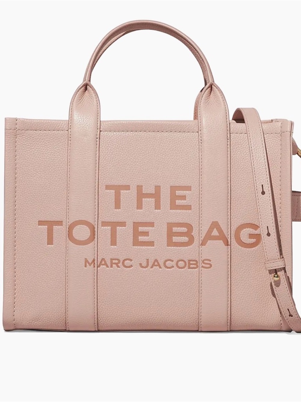 Marc Jacobs Dusty Pink The ToteBag Leather Tote